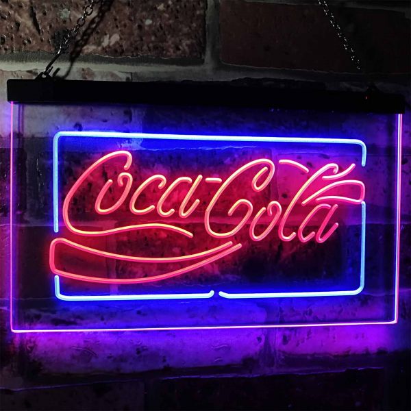 Coca-Cola Neon-Like Sign