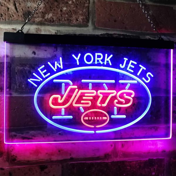 New York Jets LED Helmet Tabletop Sign