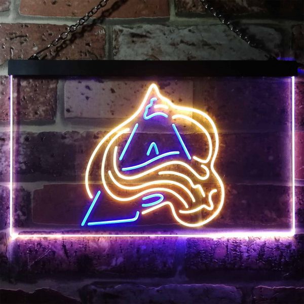 Colorado Avalanche Neon Sign 20"x20" with HD Vivid Printing Technology 
