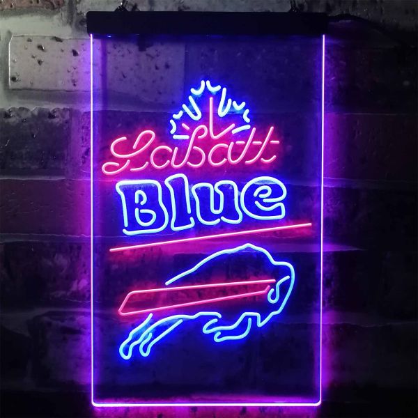 Vivid Sign New Labatt Blue Bills Beer Cute Super Bright Vivid LED Neon Sign  Lamp 10