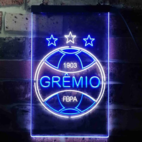 Gremio Foot-Ball Porto Alegrense Logo Neon-Like LED Sign