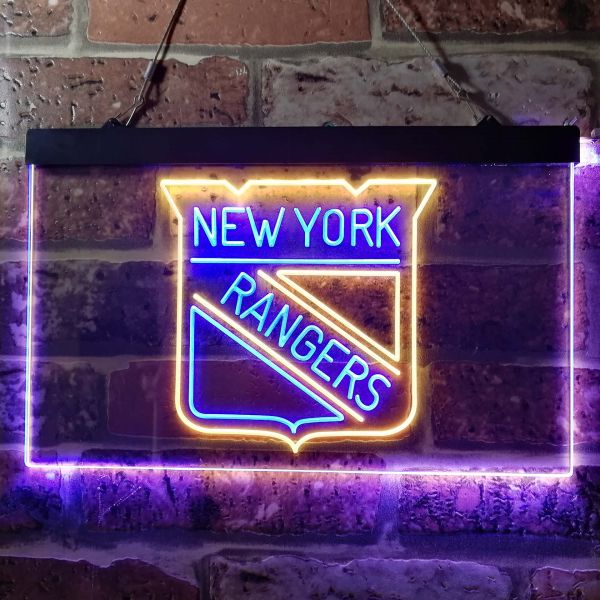 New York Rangers Logo Neon-Like LED Sign