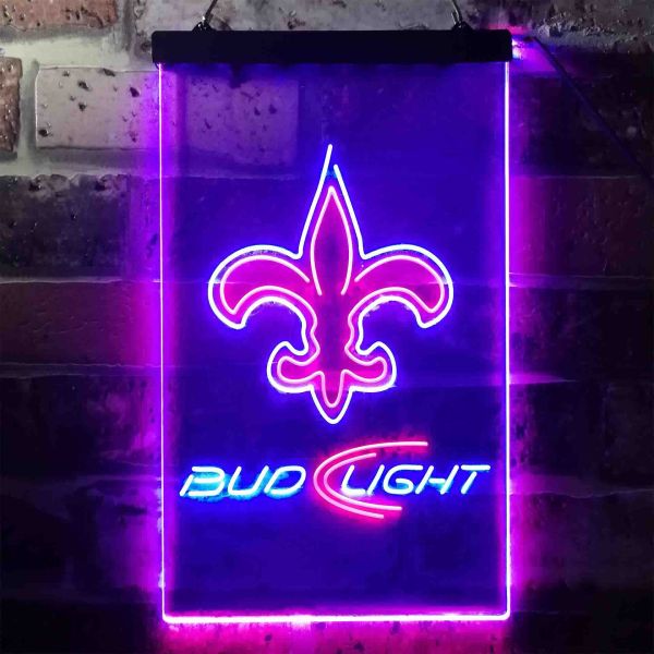 Bud Light New Orleans Saints NFL LED Sign