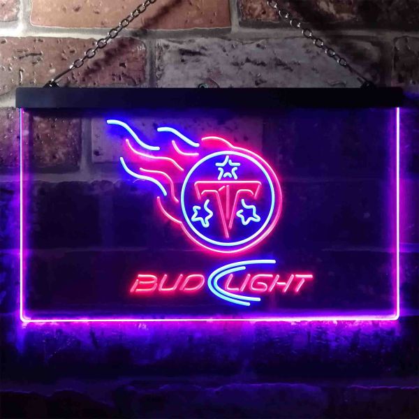 Bud Light Tennessee Titans NFL LED Sign