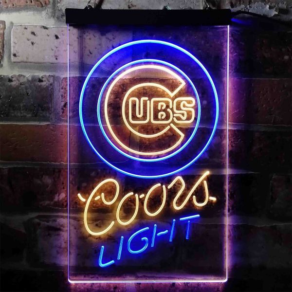 Metal Chicago Cubs Old Style Beer Sign