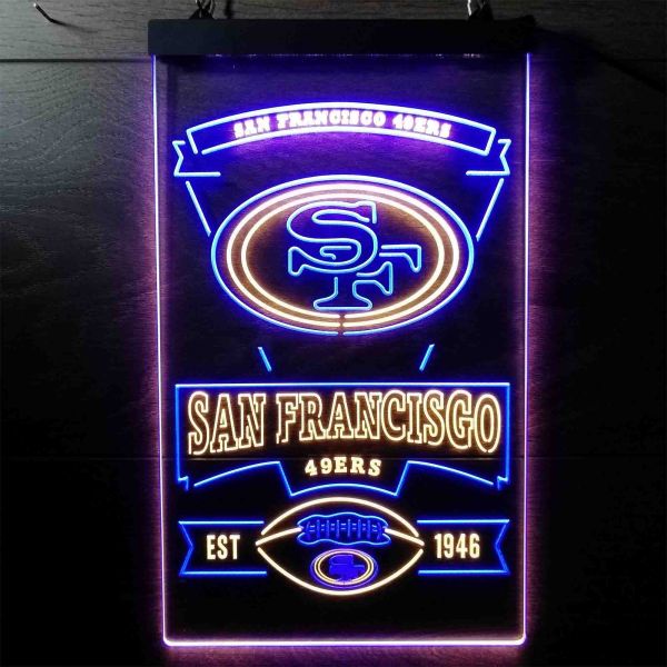 LED DESK CLOCK SAN FRANCISCO 49ERS
