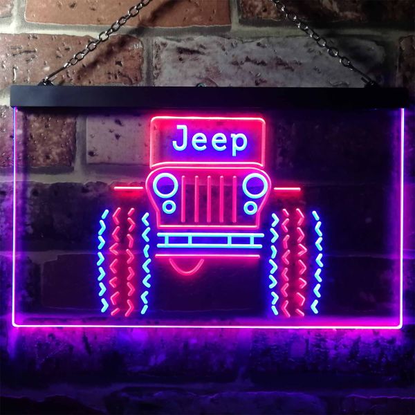 Led jeep sign -  France