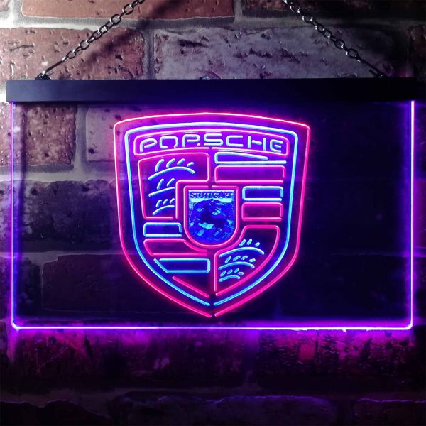 Porsche Neon-Like LED Sign