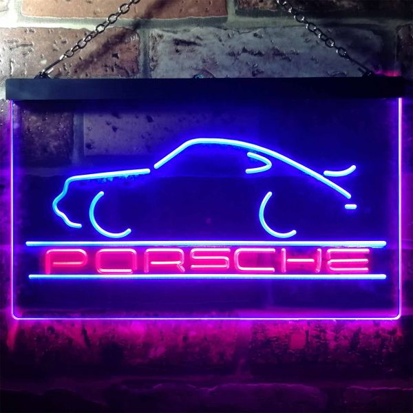 Porsche Car Neon-Like LED Sign