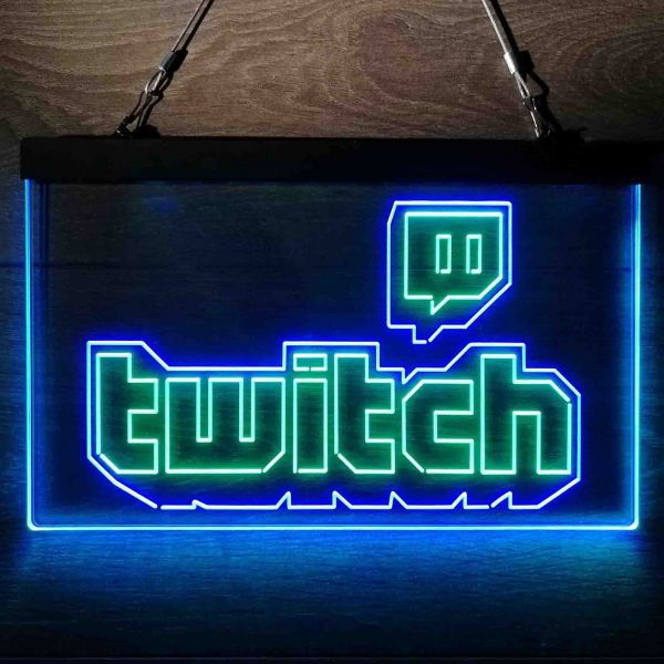 Twitch Neon-Like LED Sign