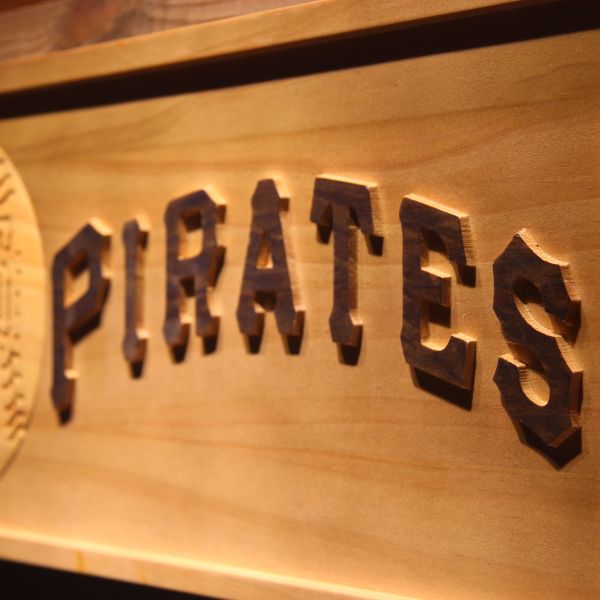 Pittsburgh Pirates Wood Sign 