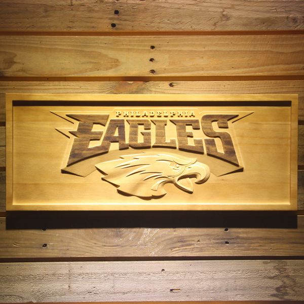 Philadelphia Eagles 10x10 Wood Album Design Sign