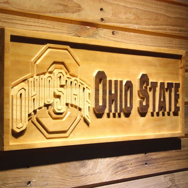 OHIO STATE Buckeyes Address Sign Custom Made Wood Decor Sign Ohio