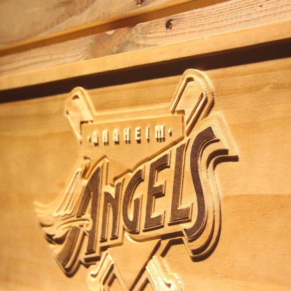 Los Angeles Angels of Anaheim 1997-2001 Home Plate Logo LED Neon Sign -  Legacy Edition