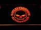 Harley Davidson Skull LED Neon Sign