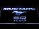 Ford Mustang 50 Years Wordmark LED Neon Sign
