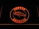 Denver Broncos Circle Logo LED Neon Sign
