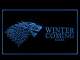 Game of Thrones Stark Winter is Coming 2 LED Neon Sign
