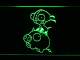 Invader Zim Gir and Piggy LED Neon Sign
