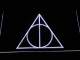 Harry Potter Deathly Hallows Logo LED Neon Sign