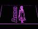 Frozen Anna LED Neon Sign