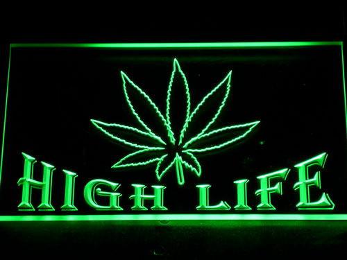 high on life neon light