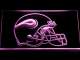 Minnesota Vikings Helmet LED Neon Sign