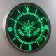 Free the Weed LED Neon Wall Clock