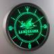 Landshark LED Neon Wall Clock