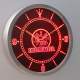 Fire Fighter LED Neon Wall Clock