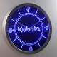 Kubota LED Neon Wall Clock