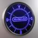 Nintendo LED Neon Wall Clock
