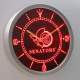 Ottawa Senators LED Neon Wall Clock