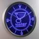 St. Louis Blues LED Neon Wall Clock