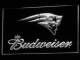 New England Patriots Budweiser LED Neon Sign