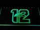 Seattle Seahawks New 12th Man LED Neon Sign