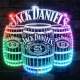 Jack Daniel's Old No. 7 Brand Barrel RGB LED Sign