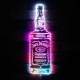 Jack Daniel's Bottle RGB LED Sign