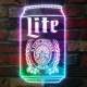 Miller Lite Can RGB LED Sign