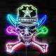 Dallas Cowboys Skull RGB LED Sign