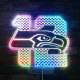 Seattle Seahawks 12 RGB LED Sign