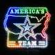 Dallas Cowboys America's Team RGB LED Sign