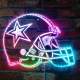 Dallas Cowboys Helmet Logo RGB LED Sign