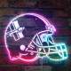 Detroit Lions Helmet Logo RGB LED Sign