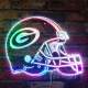 Green Bay Packers Helmet Logo RGB LED Sign