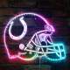 Indianapolis Colts Helmet Logo RGB LED Sign