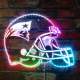 New England Patriots Helmet Logo RGB LED Sign