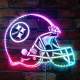 Pittsburgh Steelers Helmet Logo RGB LED Sign