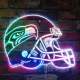 Seattle Seahawks Helmet Logo RGB LED Sign