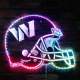 Washington Commanders Helmet Logo RGB LED Sign